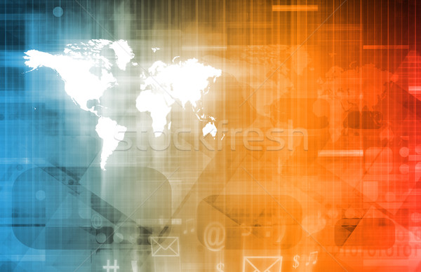 Satellite Technology Stock photo © kentoh