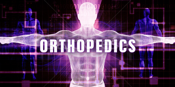 Ortopedia tecnologia digitale medici arte uomo tecnologia Foto d'archivio © kentoh