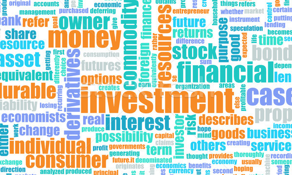 Stock fotó: Beruházás · pénzügyi · háttér · piac · jövő · tanul