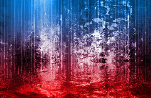 Technologie stream rivier abstract futuristische gegevens Stockfoto © kentoh