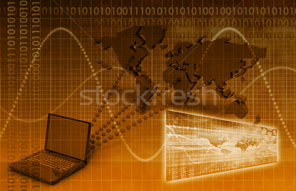 Beheer technologie media bedrijf kunst business Stockfoto © kentoh