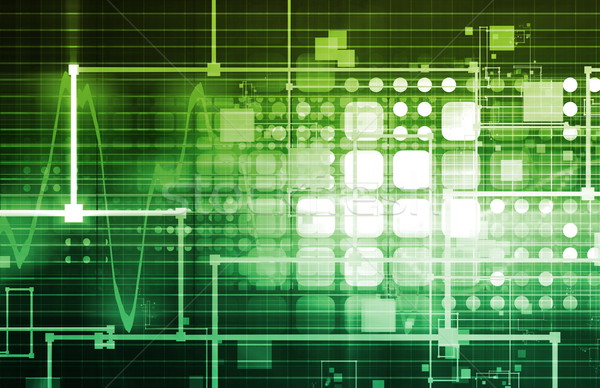 Tecnología ingeniería longitud de onda espectro web datos Foto stock © kentoh