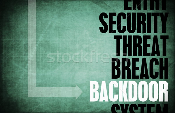 Számítógép biztonság fenyegetés védelem hálózat háló Stock fotó © kentoh