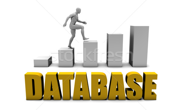 ストックフォト: データベース · ビジネス · プロセス · オフィス · 企業
