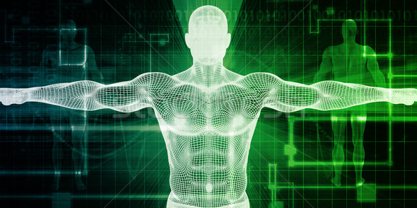 здравоохранения технологий человека тело сканирование человека Сток-фото © kentoh