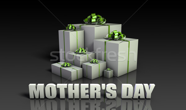 Madres día regalos elegante verde Foto stock © kentoh