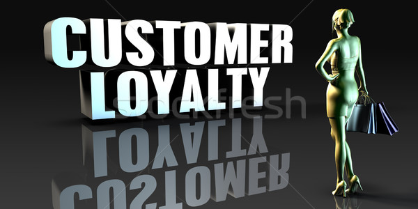 клиентов лояльность Lady бизнеса Сток-фото © kentoh