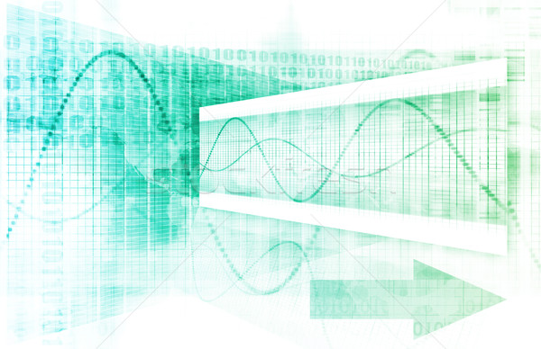 Futuristic Graph Stock photo © kentoh