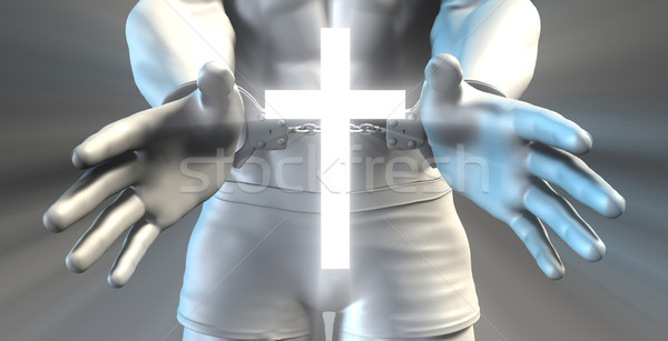 Jail Prison and Religion Stock photo © kentoh