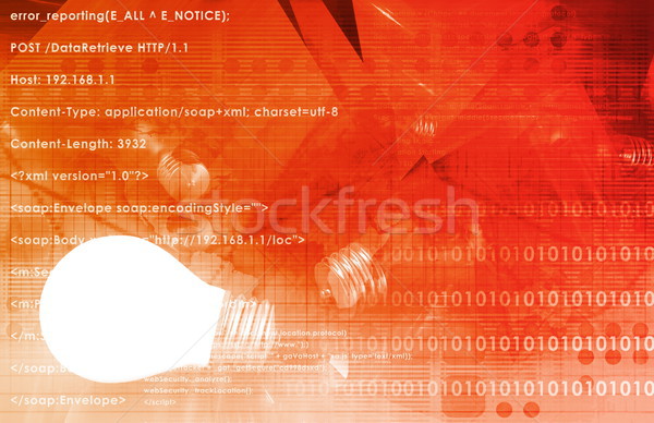 Tecnología de la información negocios resumen tecnología seguridad red Foto stock © kentoh