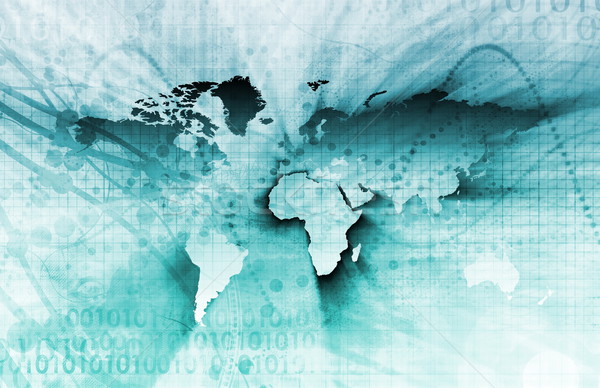 Business globale internazionali corporate texture mappa sfondo Foto d'archivio © kentoh