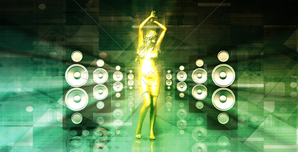 Lady in the Nightclub Stock photo © kentoh