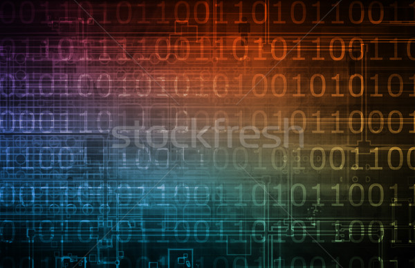 Binary Technology Stock photo © kentoh