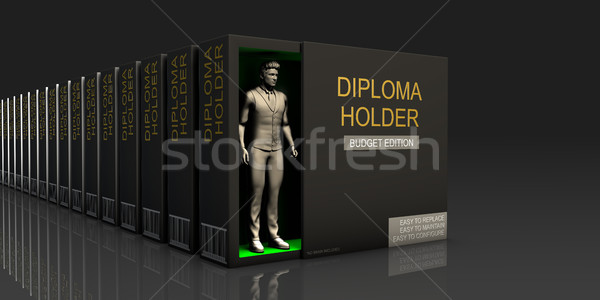 Diploma Holder Stock photo © kentoh