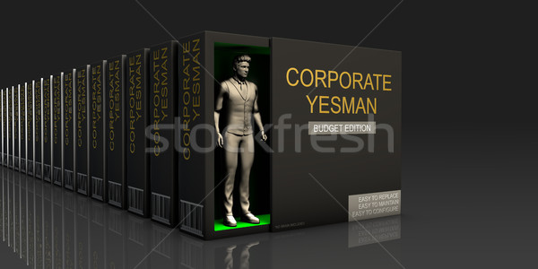 Corporate Yesman Stock photo © kentoh