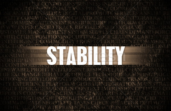 Сток-фото: стабильность · бизнеса · мотивация · каменной · стеной · стены · рок