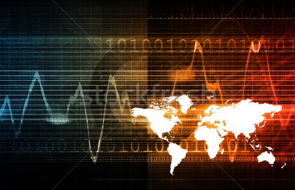 Negocios inteligencia la toma de decisiones tecnología mercado software Foto stock © kentoh