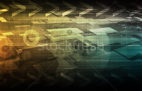 Technologii przyszłości świat tekstury streszczenie Zdjęcia stock © kentoh