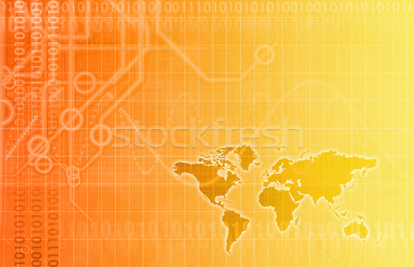 Stock photo: Global Business Abstract Background