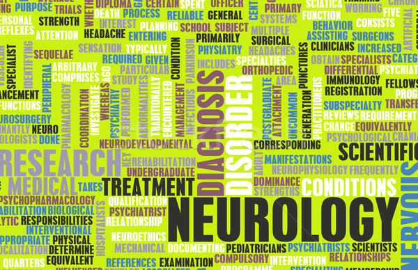 Neurologia medycznych dziedzinie specjalność biuro lekarza Zdjęcia stock © kentoh
