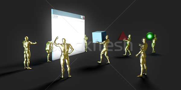 Internet Abstract  Stock photo © kentoh