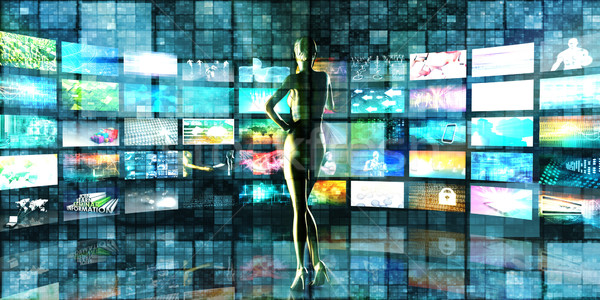 Media Technologies Concept Stock photo © kentoh