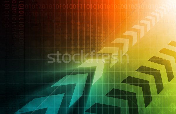 Business Arrow Graph Stock photo © kentoh