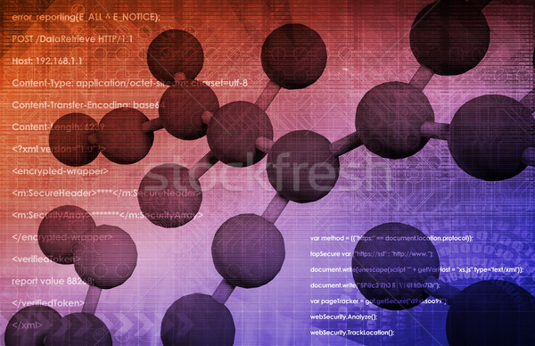 Stock photo: Molecule DNA Cell