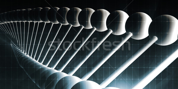 DNA Helix Abstract Background Stock photo © kentoh