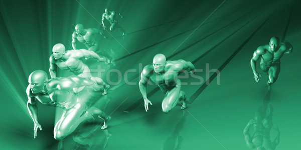 Sports Abstract Background Stock photo © kentoh