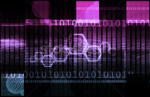 Besturingssysteem web digitale technologie achtergrond veiligheid netwerk Stockfoto © kentoh