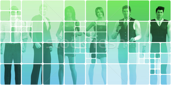 Social Networking People Stock photo © kentoh