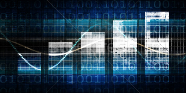 Digital google analytics diagrama bara grafic artă fundal Imagine de stoc © kentoh