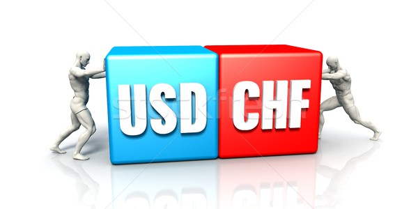 USD CHF Currency Pair Stock photo © kentoh