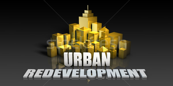 Urban Redevelopment Stock photo © kentoh