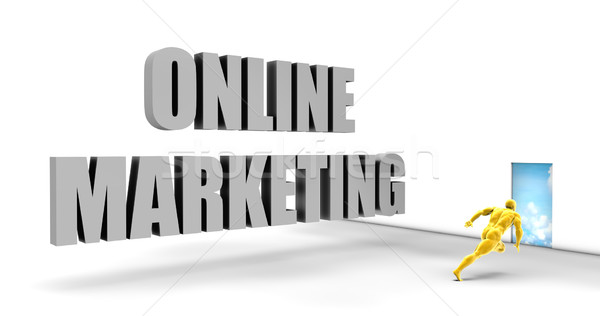 Online marketing gyors útvonal közvetlen expressz út Stock fotó © kentoh