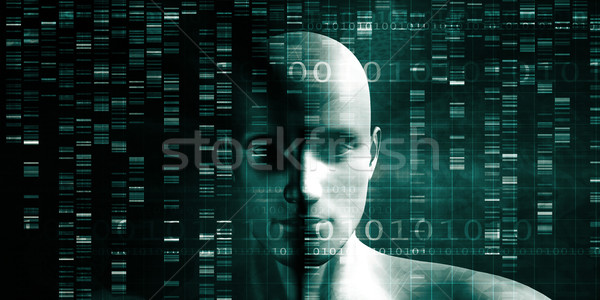 Dna chemie technologie genoom abstract medische Stockfoto © kentoh