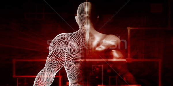 цифровой здоровья программное тело технологий медицинской Сток-фото © kentoh