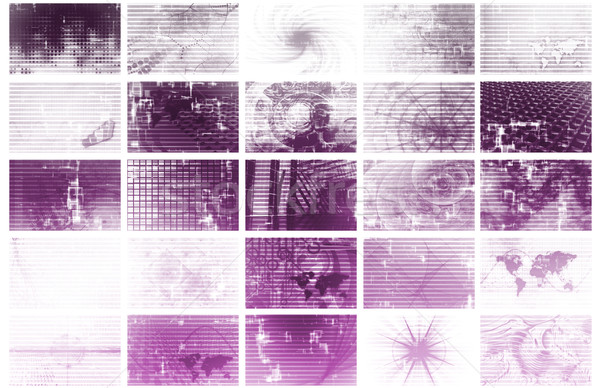 Mass-media suprasarcina Tech abstract afaceri Imagine de stoc © kentoh