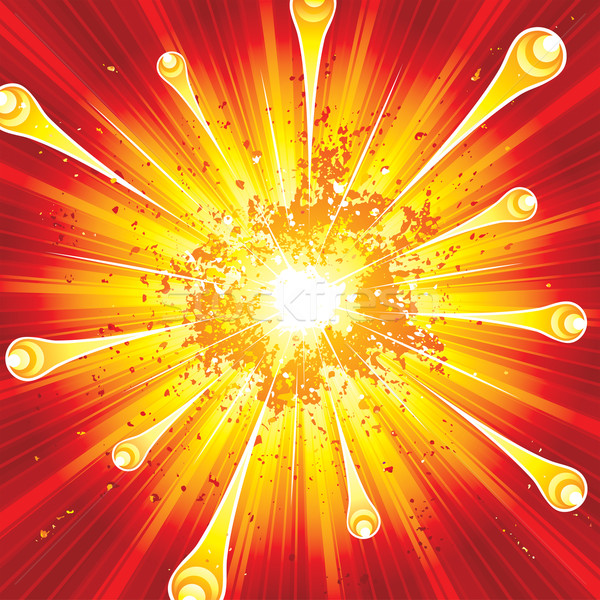 Explosion Lichter Licht Design Hintergrund Sommer Stock foto © keofresh