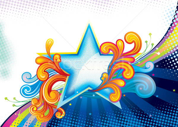 Csillag elegancia forma vektor letöltés eps Stock fotó © keofresh