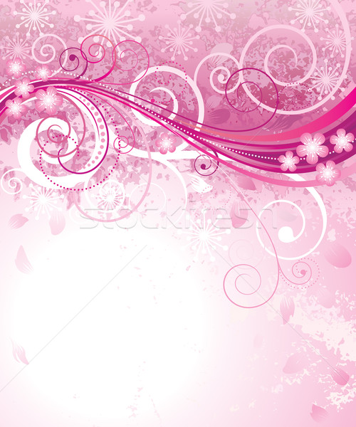 粉紅色 春天 抽象 花 設計 商業照片 © keofresh