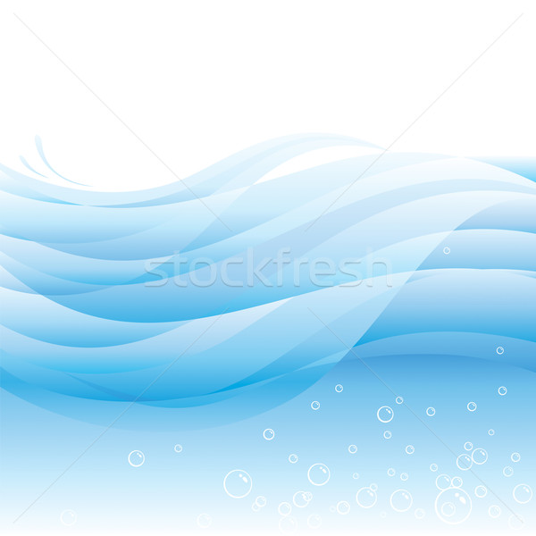 Abstract water Blauw zee kunst surfen Stockfoto © keofresh