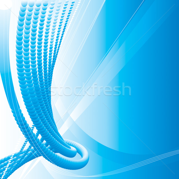 Streszczenie niebieski wektora pobrania eps technologii Zdjęcia stock © keofresh