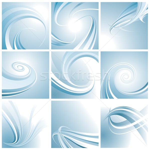 Kurve Set abstrakten Technologie Internet Hintergrund Stock foto © keofresh