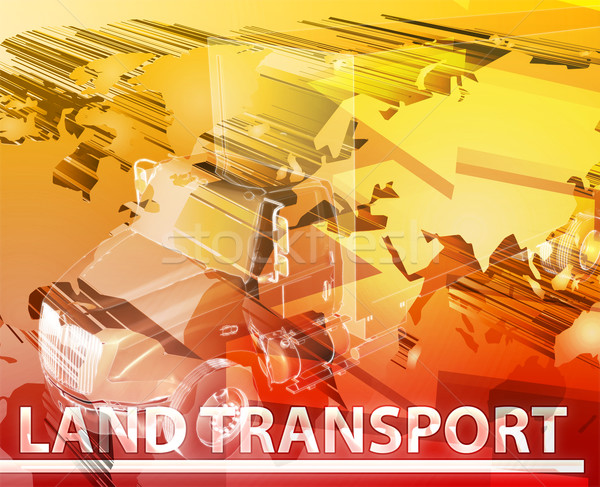 Land transport Abstract concept digital illustration Stock photo © kgtoh