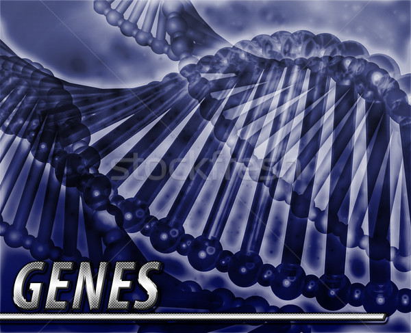 Genes Abstract concept digital illustration Stock photo © kgtoh