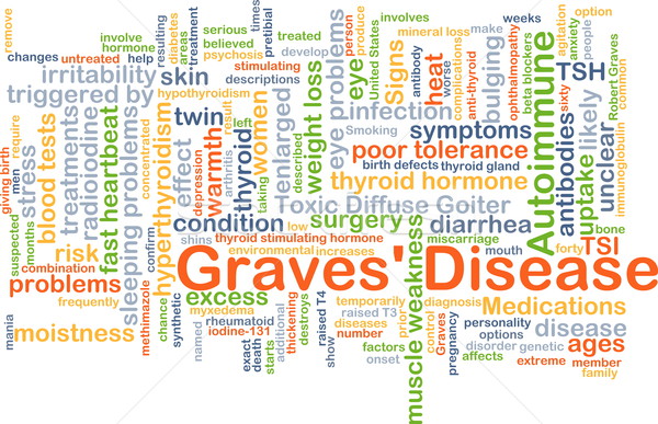 Graves’ disease background concept Stock photo © kgtoh