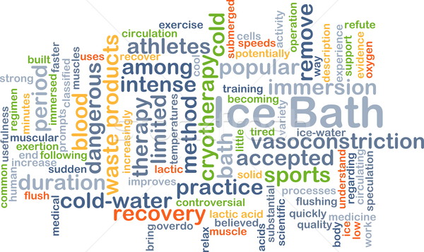 Ice bath background concept Stock photo © kgtoh