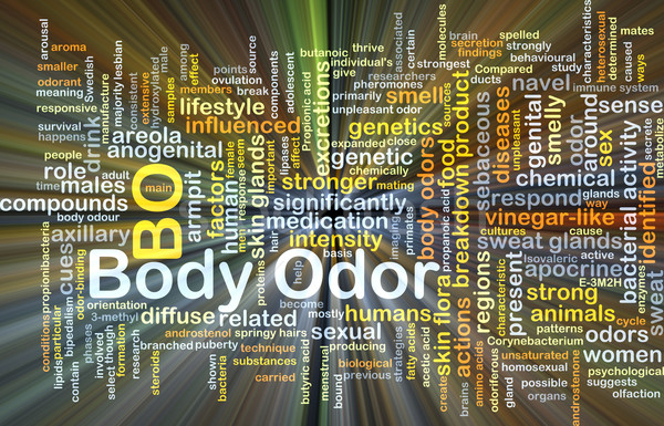 Body odor background concept glowing Stock photo © kgtoh